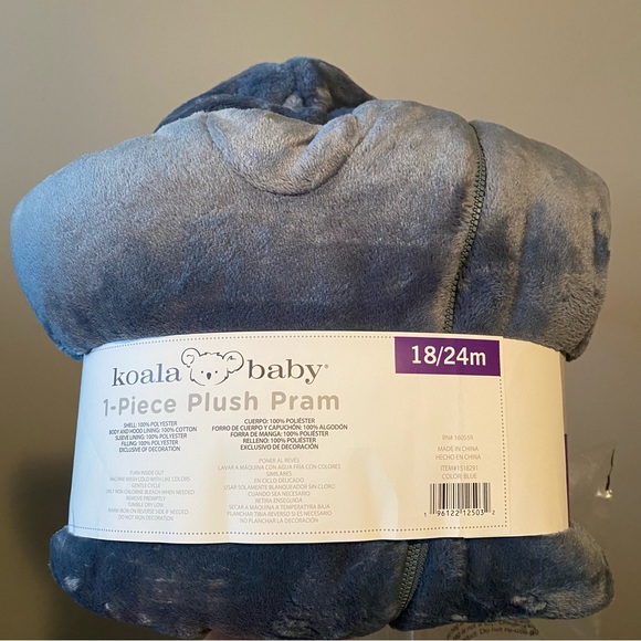 Koala Baby Infant Hooded Plush Snowsuit Romper Bunting Size 18/24 Months - Picture 7 of 7